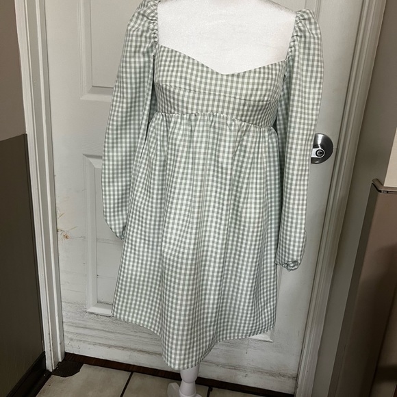 Gianni BINI NWT Kennedy Gingham dress - Picture 3 of 11